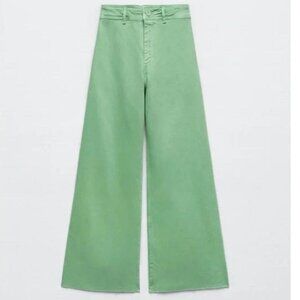 Zara Women's Green Jeans